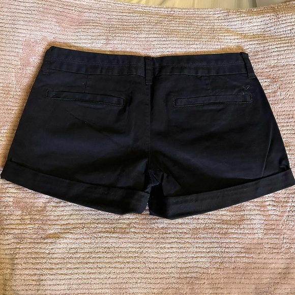American Eagle Outfitters Black Bermuda Shorts Size 6 Women Midi - Picture 2 of 8